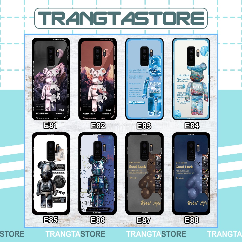Ốp lưng Samsung S9 / S9 Plus / S9+ in hình gấu Bearbrick,Mountain,xanh,đen,đỏ giá rẻ