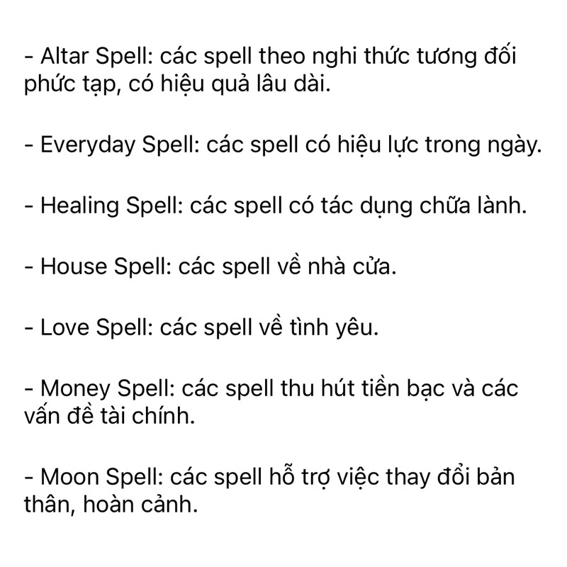 100 thẻ HƯỚNG DẪN THỰC HÀNH SPELL / WITCHCRAFT | Ancient Magic by Ly Hỏa