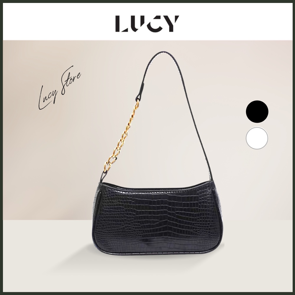 Túi xách đeo vai kẹp nách nữ Lucy Store đẹp đi chơi phong cách thời trang hàn quốc dễ thương cute giá rẻ
