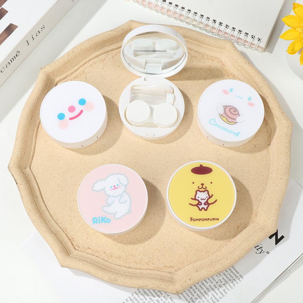 Hộp Nhựa Đựng Kính Áp Tròng Họa Tiết Hoạt Hình Dễ Thương