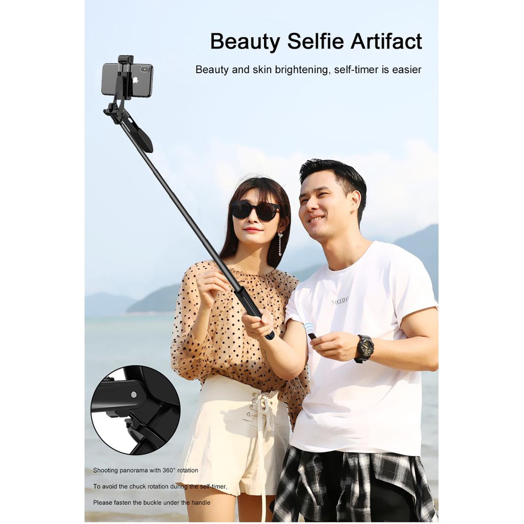 Gậy vLogger All-in-One A21 Selfie hỗ trợ quay phim chụp ảnh - HanruiOffical