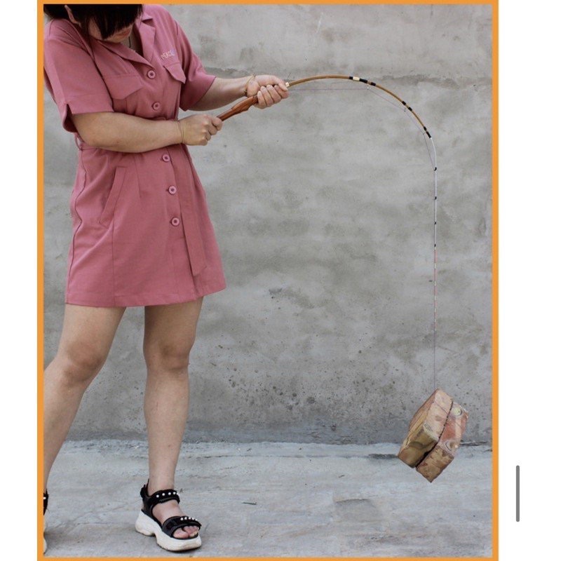 Cần câu tôm mực IKADA cần dẻo ngọn mềm 2 mức độ dài tuỳ chỉnh