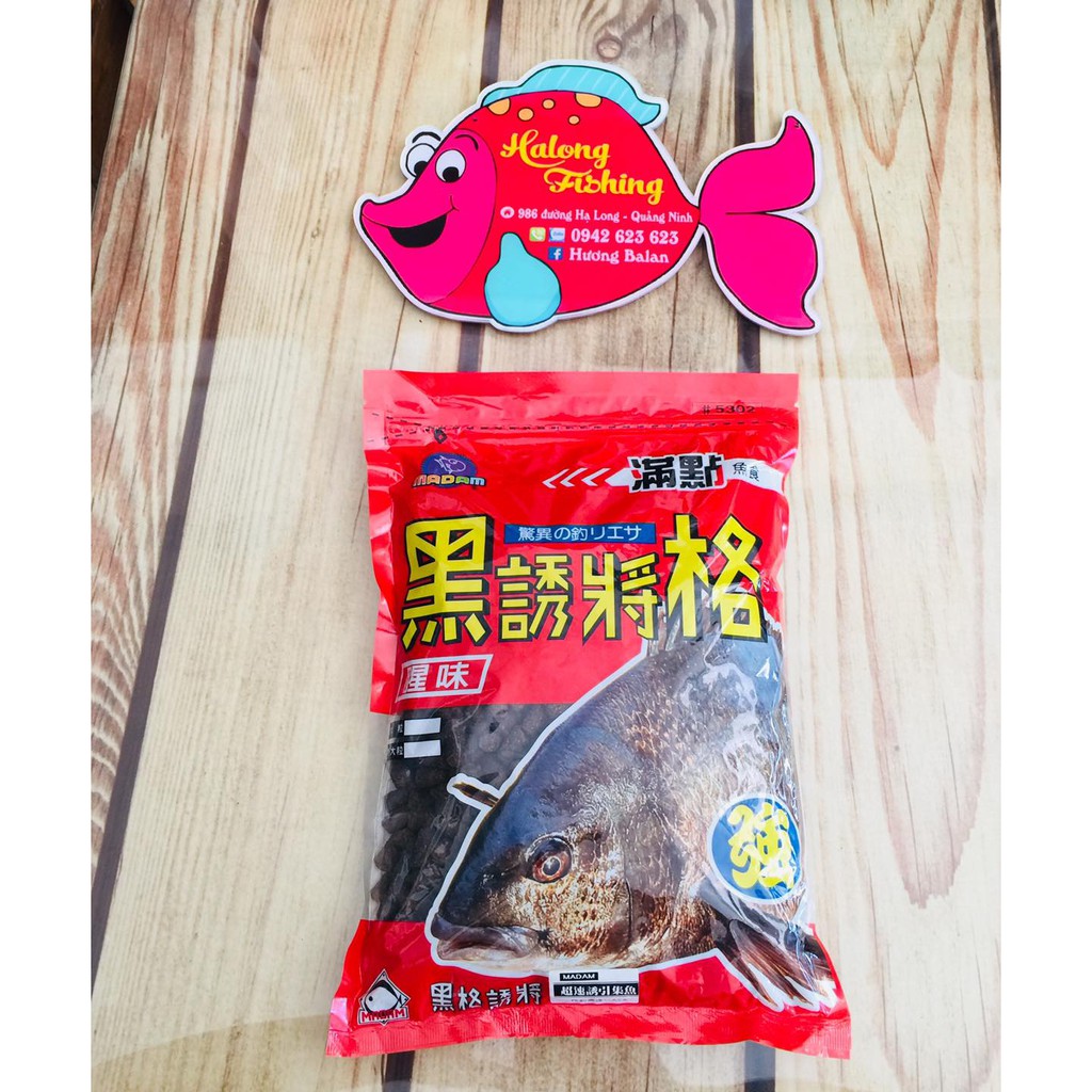 Mồi xả madam dạng viên 5302 câu tráp vừa làm mồi vừa làm xả.