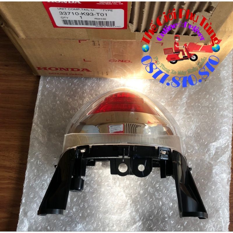 Bộ đèn hậu (đèn sau) Scoopy 2017-2020 zin Honda Thái Lan - 33710-K93-T01