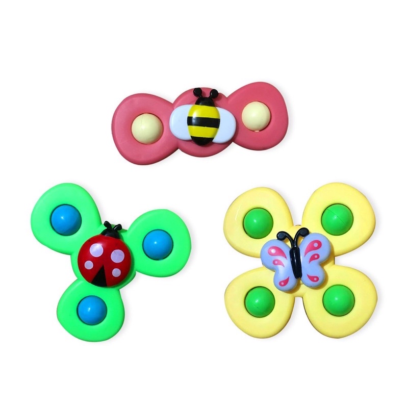 Đồ chơi trẻ em Đồ chơi bé trai bé gái Set 3 con quay spinner hình côn trùng dễ thương vui nhộn cho bé Shop Mẹ Bin Bin