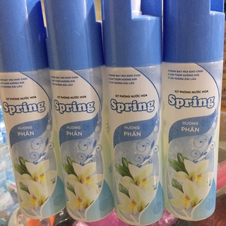 xịt phòng hương phấn 225ml spring