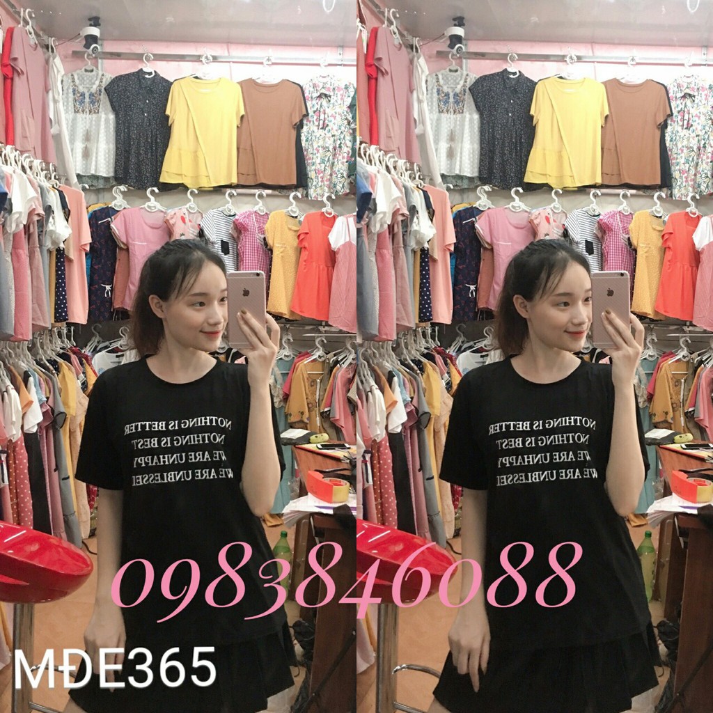 Áo bầu thiết kế hàng mùa hè chất cotton