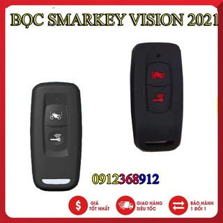 Bọc chìa khoá smartkey Vision 2021 - Cao su Silicon đủ màu, ôm khít