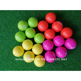 COMBO 10 QUẢ BÓNG GOLF NHIỀU MÀU SẮC