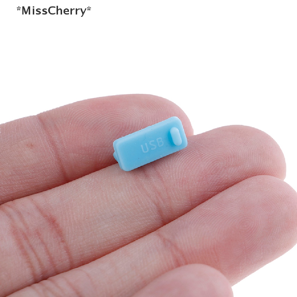 Set 10 Nắp silicone Đậy Ổ Cắm usb Chống Bụi