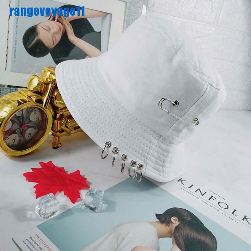 Mũ xô chống nắng phối khuyên thời trang hè cho nam và nữ