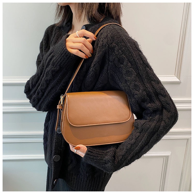 Túi đeo chéo IELGY bằng da PU thời trang dành cho nữ