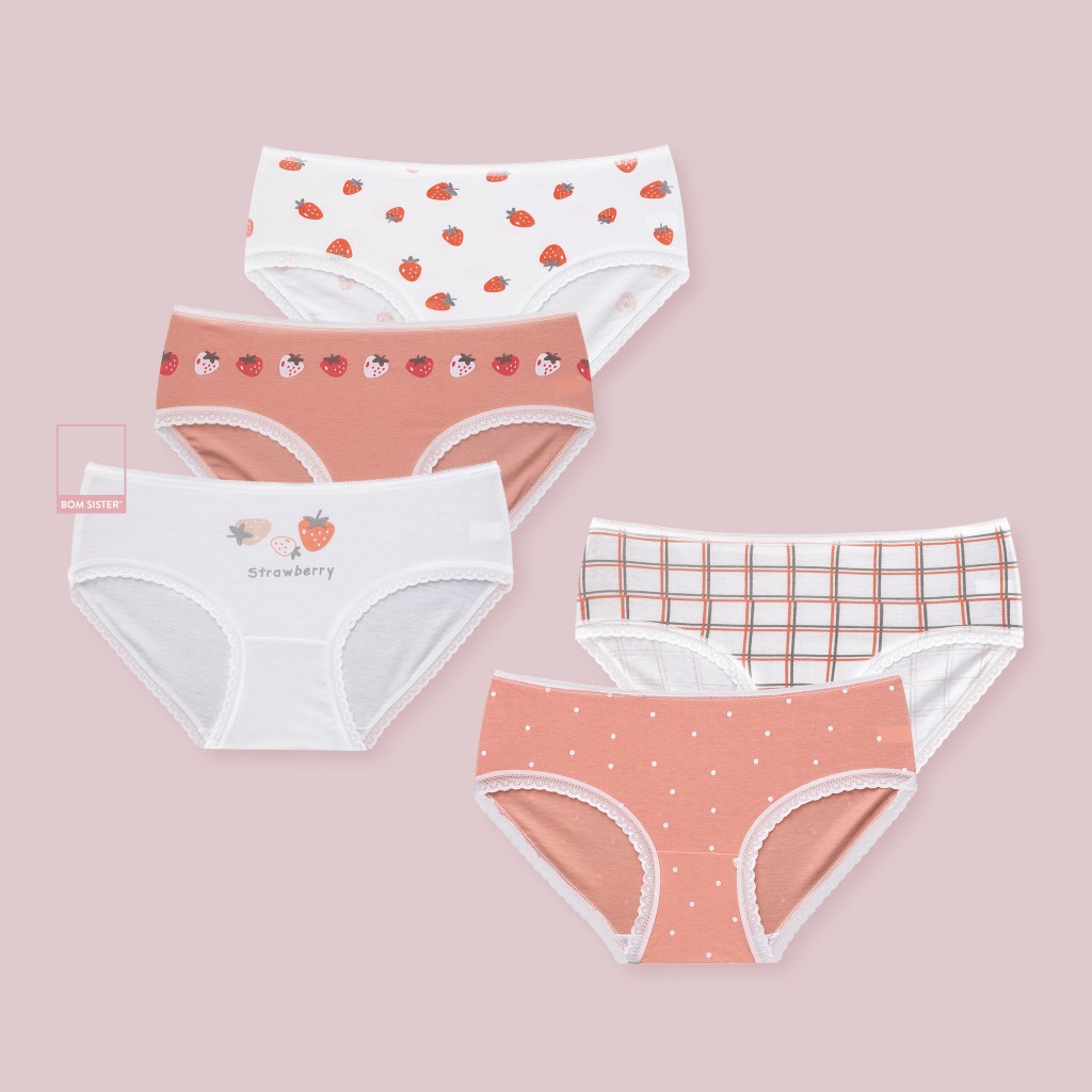 Combo 5 quần cotton pha hoạ tiết dễ thương BOM SISTER CBQ2022 | BigBuy360 - bigbuy360.vn