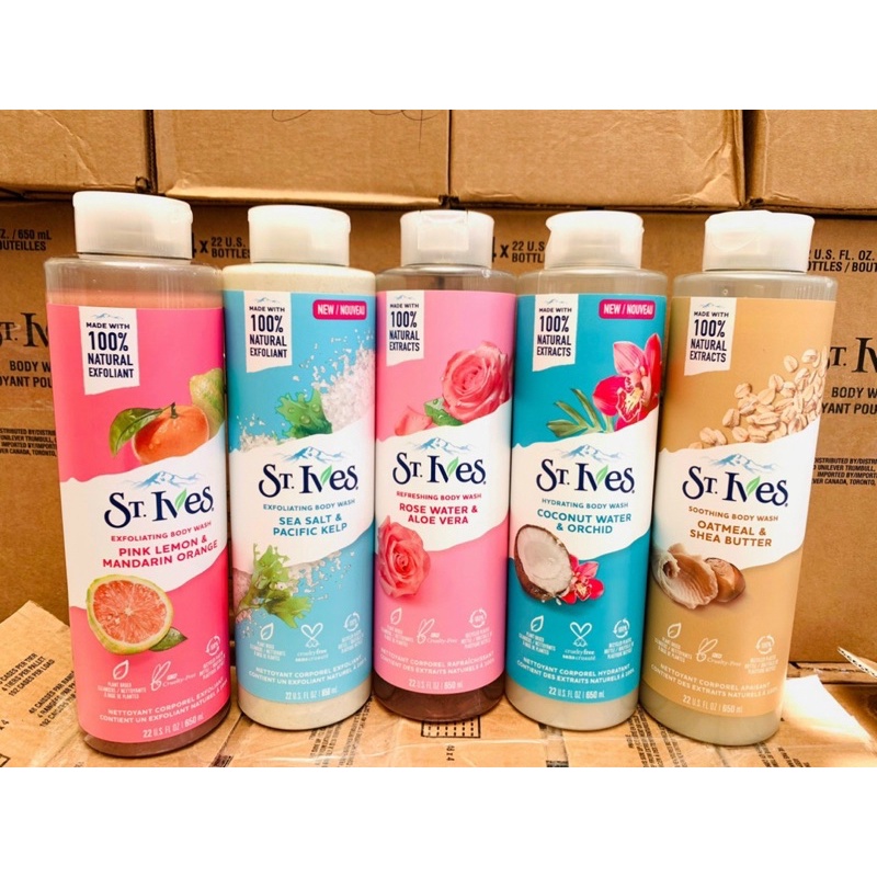 Sữa Tắm St.Ives Dưỡng Da Body Wash