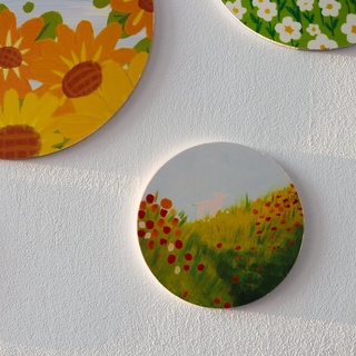 Set 7 Tranh Tròn Decor Dán Tường