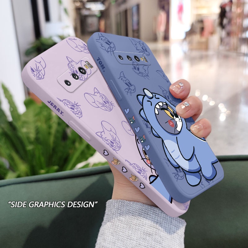 Ốp Điện Thoại Mềm Hình Khủng Long Cho Samsung Galaxy S10 S10E Plus S9 Plus