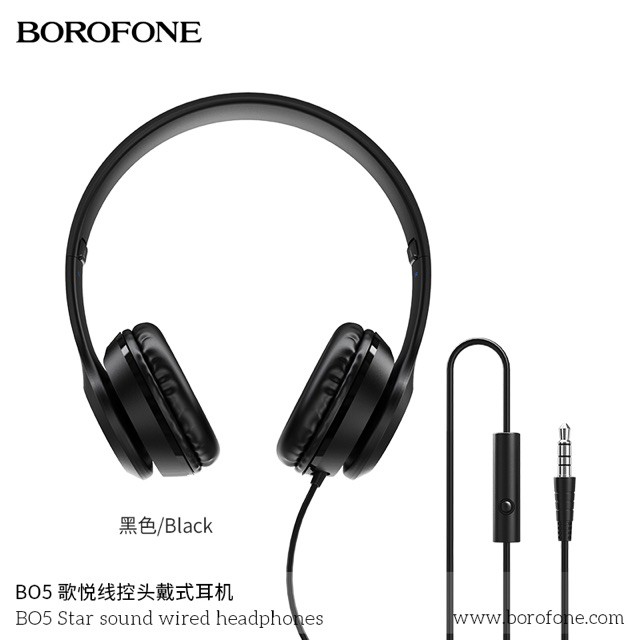 Tai Nghe chụp tai Có míc jack 3.5 BO5