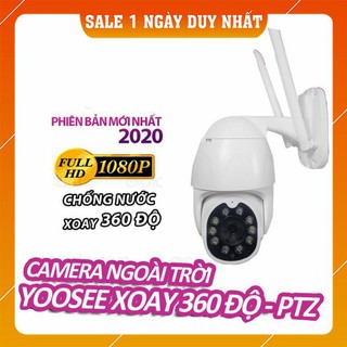 [FreeShip - Sale Khô Máu] Camera IP Wifi YooSee PTZ chống nước - Full HD 1080p siêu nét - Quay 360 độ Bảo hành 12 tháng