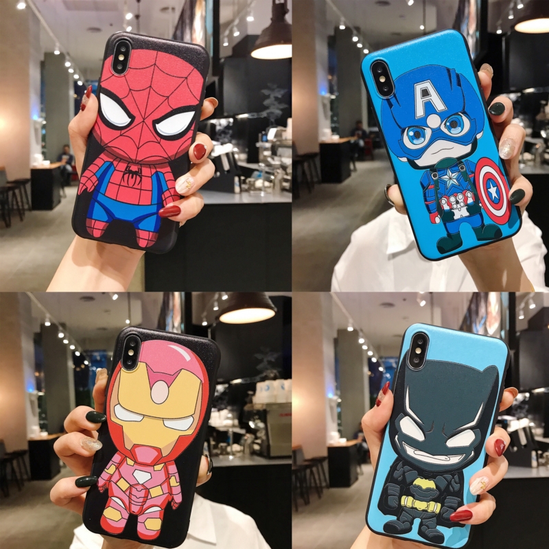 Samsung Galaxy J2 J3 Pro J4 J5 2017 J6 Plus J7 Prime J8 2018 G530 Painted Cartoon iron Man Soft Case