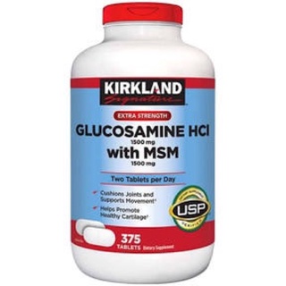 Viên uống glucosamin mỹ 1500mg kirkland - 375 viên -bổ xương khớp 🇺🇸🇺🇸