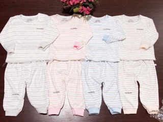 Bộ Noubaby Nỉ kẻ ngang