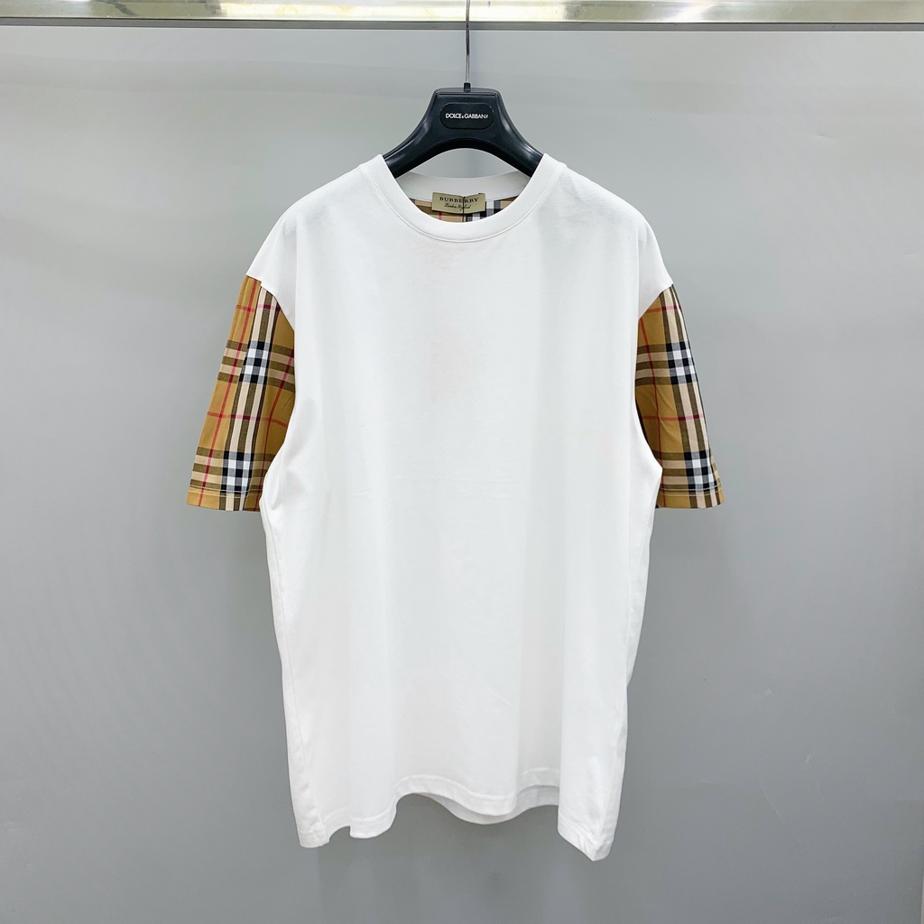 Áo phông Nam Nữ ☀ ĐỦ SIZE 40-80 KG ☀ Áo T shirt siêu cấp Burberry tay sọc