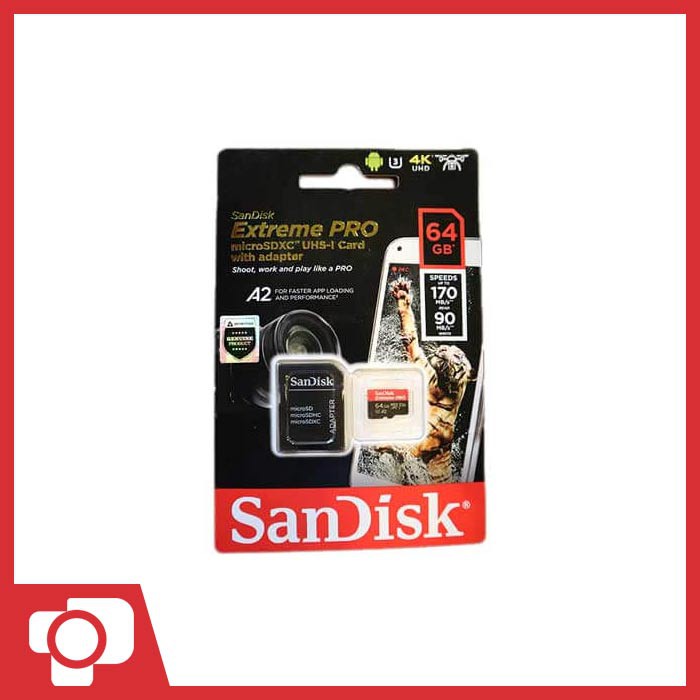 Thẻ Nhớ Sandisk Extreme Pro A2 Microsdxc 64gb