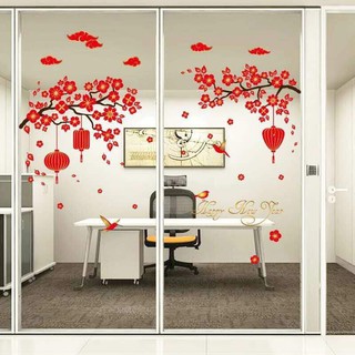 Decal trang trí Tết