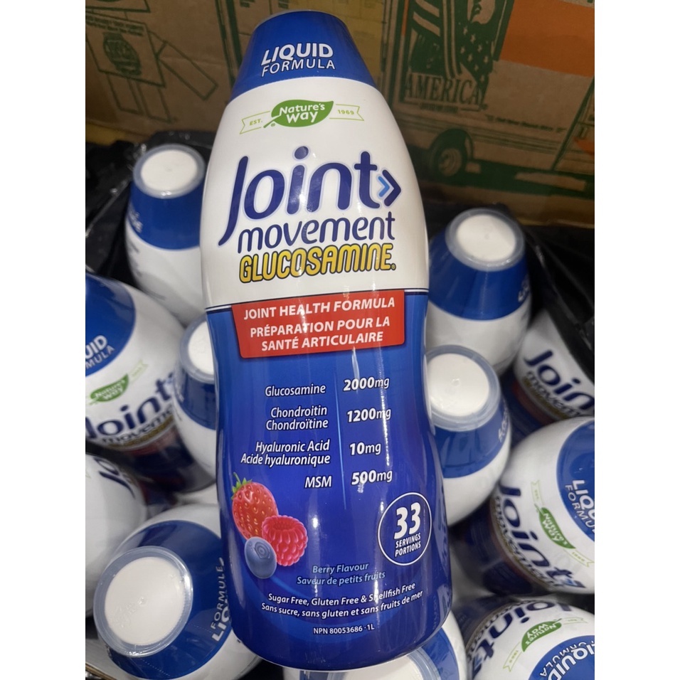 Nước Joint Movement Glucosamine 1000ml của Mỹ joint Movement Glucosamine Wellesse