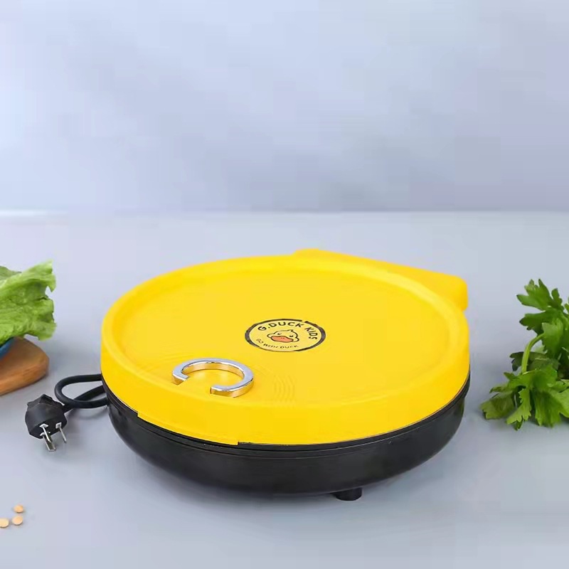 Máy làm bánh G Duck máy làm bánh Pizza, pancake, Crepe chảo chiên 2 mặt nóng đều  nhiệt độ ổn định