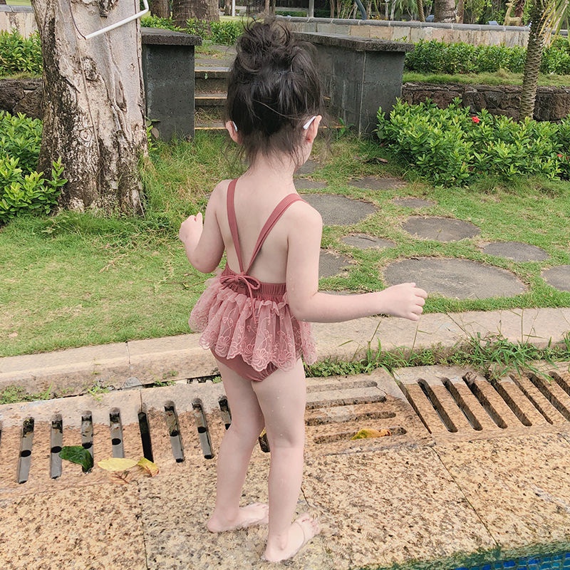 Cô gái thời trang mùa hè Bộ áo tắm một mảnh Đồ bơi cho bé gái Đồ bơi cho bé Đồ bơi