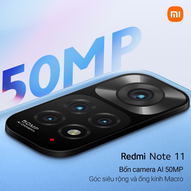 Điện thoại Redmi Note 11 4GB 64GB | Pin 5000mAh | Snapdragon 680 | Sạc nhanh 33W - Chính Hãng Digiworld