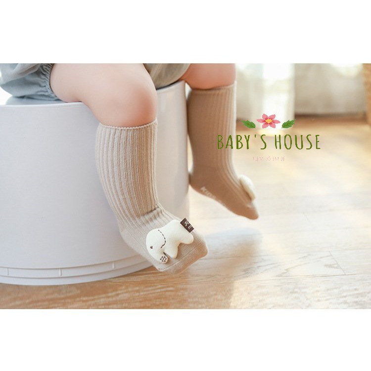 Tất vớ cao cổ cho bé sơ sinh, tất trẻ em hình thú cao cấp có chống trượt T06 - Baby House