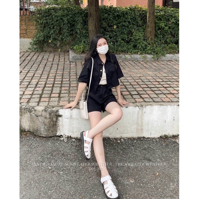 SET KAKI 3 MÓN ÁO ALBX + SHORT 2M