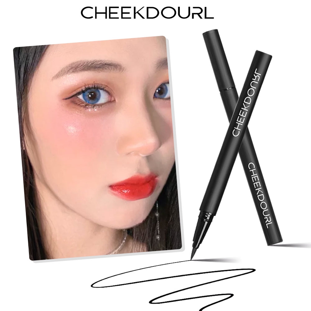 CHEEKDOURL 4 P CS / Son Tint có sắc tố cao + Mascara siêu lì + Kẻ mắt dạng lỏng lâu trôi + Dụng cụ uốn mi cho mỹ phẩm / Trang điểm / Bộ trang điểm | BigBuy360 - bigbuy360.vn