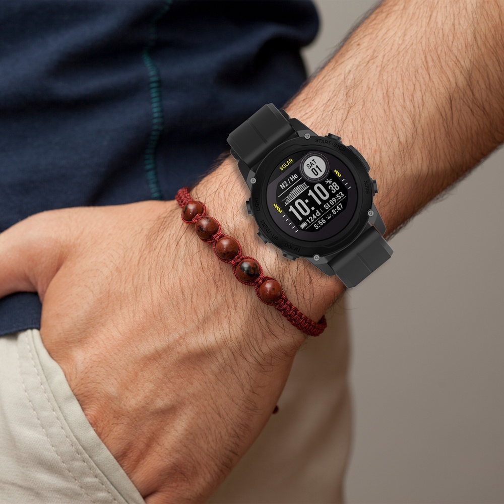 Dây Đeo Silicon 22mm Chống Nước Cho Garmin Forerunner 955 945 935 Fenix 5 Plus Fenix 6