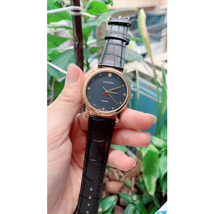 ĐỒNG HỒ NAM DÂY DA CITIZEN , SIZE 38MM