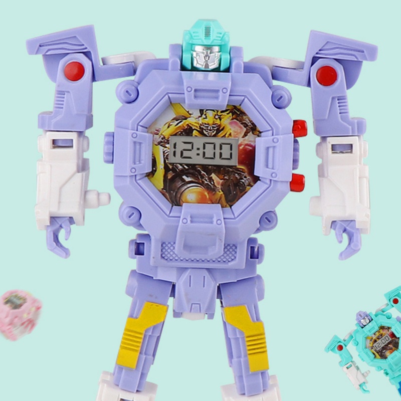 Đồ Chơi Đồng Hồ Robot Biến Hình Cho Bé