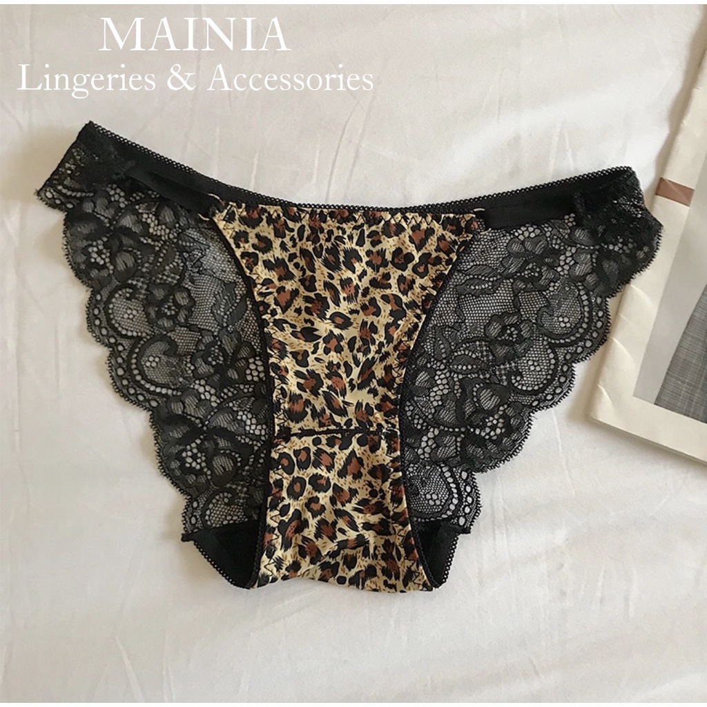 Quần Lót Ren Nữ Bigsize Thun Lạnh Hoạ Tiết Hổ Báo Chíp Nữ Cao Cấp Form To Mainia Shop