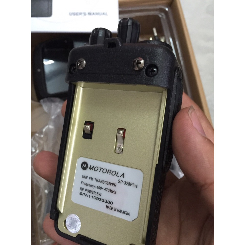 Bộ đàm cầm tay ⚡ Bộ đàm Motorola GP-328 Plus ⚡ -Âm thanh sắc nét