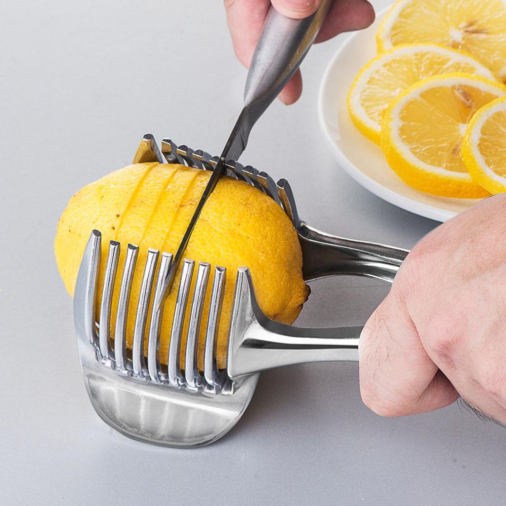 Dụng Cụ Cắt Cà Chua Khoai Tây Cầm Tay Bằng Hợp Kim Nhôm