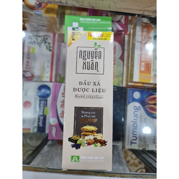 Dầu xả Dược Liệu Nguyên Xuân⚡Tặng thêm 30ml⚡Hộp 150ml Giúp dưỡng và phục hồi tóc hư tổn