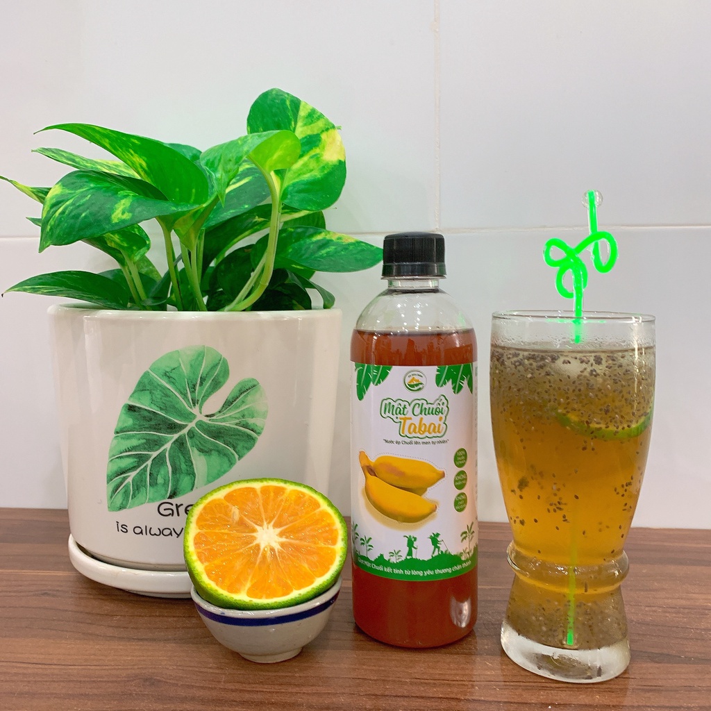 Mật Chuối Tabai Thay Thế Mật Ong - Mật Chuối An Hòa Farm Ngâm Ủ Trên 1 Năm Chai 500ml