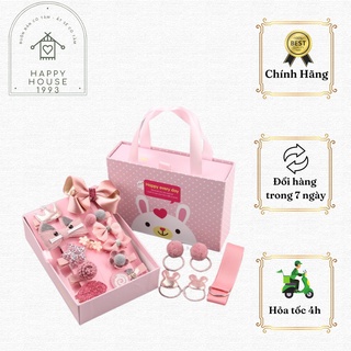Hộp 18 kẹp tóc cột tóc siêu xinh cho bé