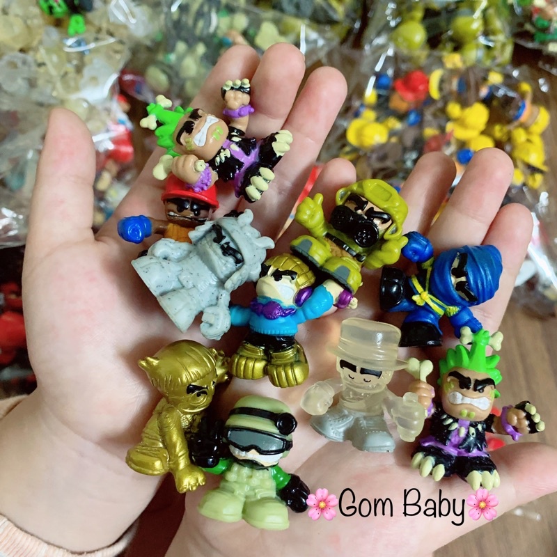 Set 10 Đồ chơi mô hình mini Dudes - Hàng VNXk