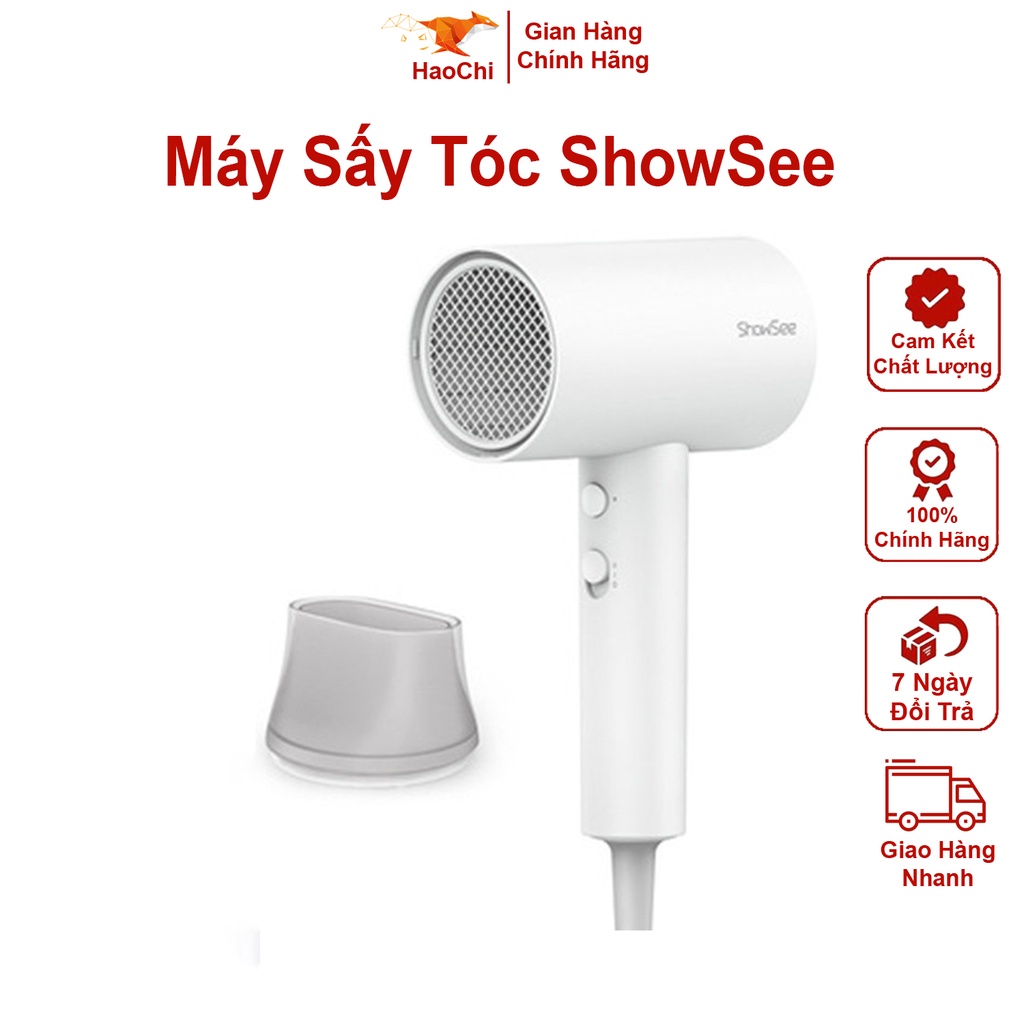 Máy Sấy Tóc Xiaomi ShowSee A1-W Ion Âm Bảo Vệ Tóc Giá Rẻ Chính Hãng haochi
