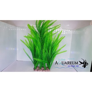 Cây nhựa lớn trang trí bể cá