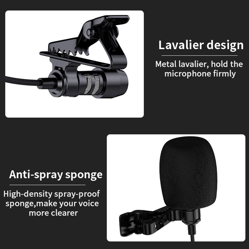 Micro Có Dây 3.5mm Kèm Tai Nghe Cho Các Cuộc Họp Trực Tuyến