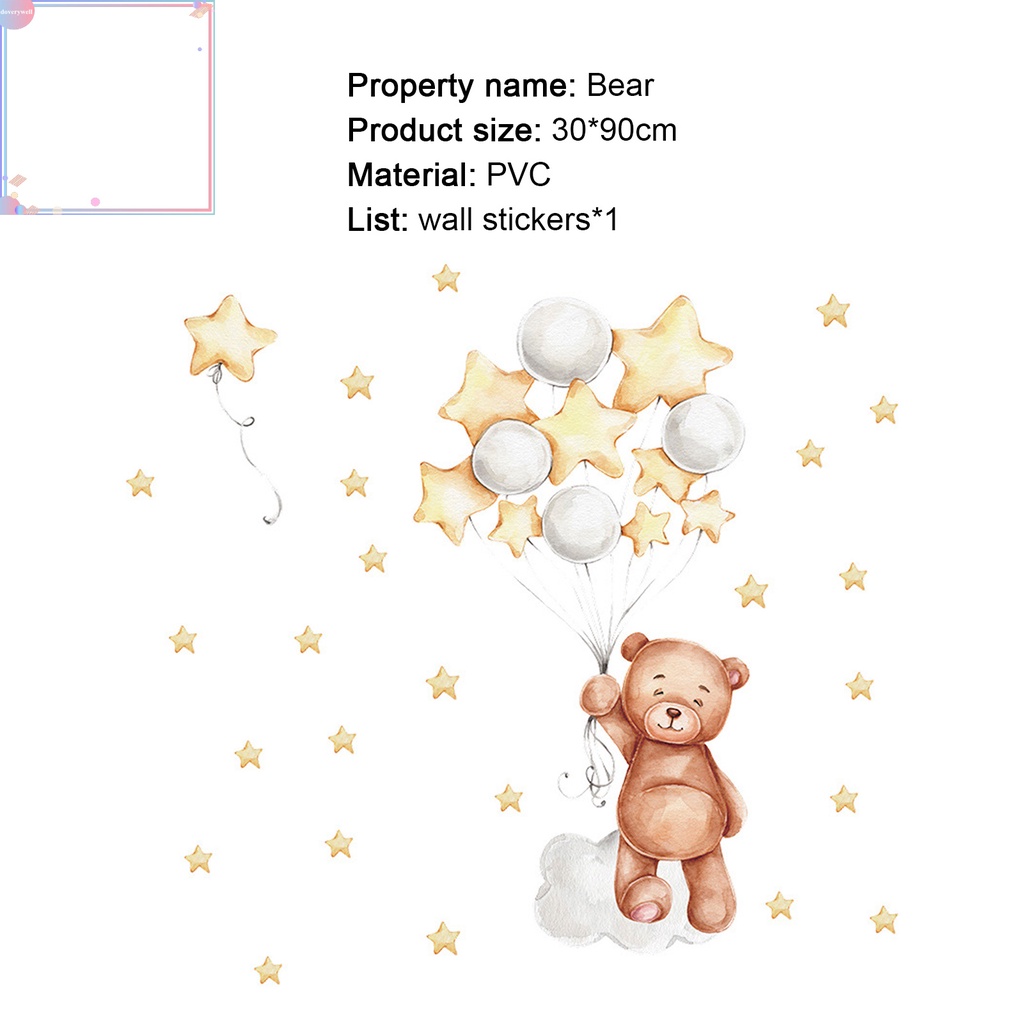 Miếng dán tường trang trí hình hoạt hình thân thiện với môi trường