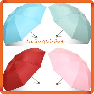 Dù/ Ô Đơn Sắc 8 Cánh Nhiều Màu - Hàng Nhập Quảng Châu - Lucky Girl shop NHA TRANG